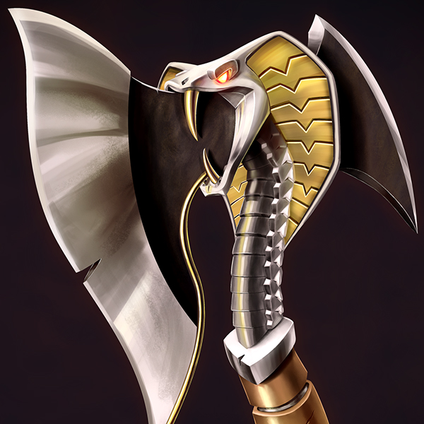 Metal Serpent Ax
